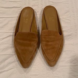Franco Sarto camel mules size 6.5